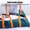 Patient Repositioning Mat with Shoulder Strap, Reusable Transfer Sheet with Handles view 2