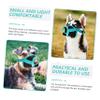 BESPORTBLE 3-Piece Adjustable Dog Muzzle Set, Breathable Cotton, Helps Prevent Biting and Chewing view 3