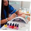 Healeved Manicure Color Mixing Palettes, 2-Piece Resin Agate Set for Nail Art, Salon and Home view 4