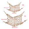 WHFCBJBW Bird Rope Ladder Woven Climbing Net Hammock with 4 Hooks view 2