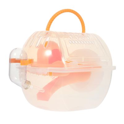 BESPORTBLE Plastic Hamster Carrier, Lightweight, Sturdy and Breathable, with Transparent Design for Mice and Hamsters