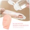 PVC Eyelash Extension Practice Head, Pink, for Beginners view 2
