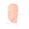 PVC Eyelash Extension Practice Head, Pink, for Beginners view 4