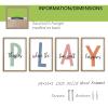 This Is Where the Fun Stuff Happens Kids' Playroom Wall Art, 24 x 16 in, Rustic Wood Frame view 2