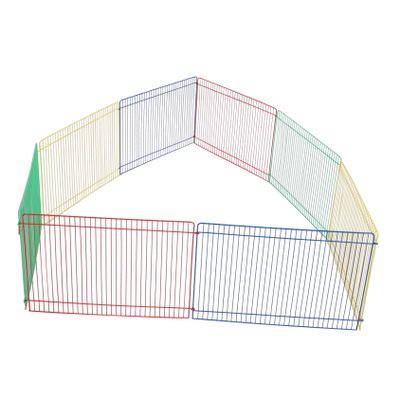 8-Piece Small Animal Playpen Fence for Hamsters and Rabbits