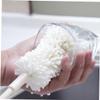 BCOATH 2-Piece Sponge Brush Set for Baby Bottles and Cups, Long PP/EVA Handle, White view 3