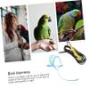 BCOATH Blue Adjustable Outdoor Flight Harness and Leash for Birds, 1 Piece view 2