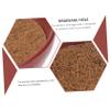 Parliky 3-Piece Natural Palm Pigeon Nesting Mats with Plastic Eggs for Breeding and Nest Care view 4