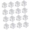 Clear Acrylic Fake Ice Cubes, 50 Pieces, for Photos and Decoration view 1