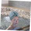 Mikinona 2-Pack Breathable Hair-Drying Caps, Quick-Drying Absorbent Shower Caps view 3