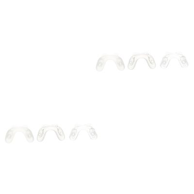 HAPINARY 6-Piece Non-Slip Nose Pads for Children's Glasses, Transparent