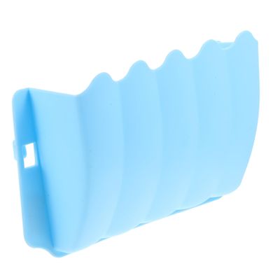 Blue Plastic Rabbit Feeder with Hanging Design