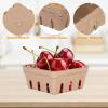 50-Count Paper Pulp Berry Baskets for Strawberries and Fruit view 3