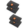 HAPINARY 4-Piece Felt Essential Oil Storage Bags, Aromatherapy Bottle Travel Organizer for Home and Travel, Protects from Knocks and Sunlight view 1