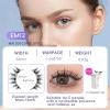 Magnetic False Eyelashes, Reusable Natural Lashes with Tweezers view 2