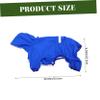 BELLIFFY Puppy Raincoat with Reflective Overall view 3