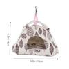 BELLIFFY Hanging Parrot Bed, Tent-Shaped, 1 Pc, Fabric and Wire view 2