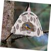 BELLIFFY Hanging Parrot Bed, Tent-Shaped, 1 Pc, Fabric and Wire view 4
