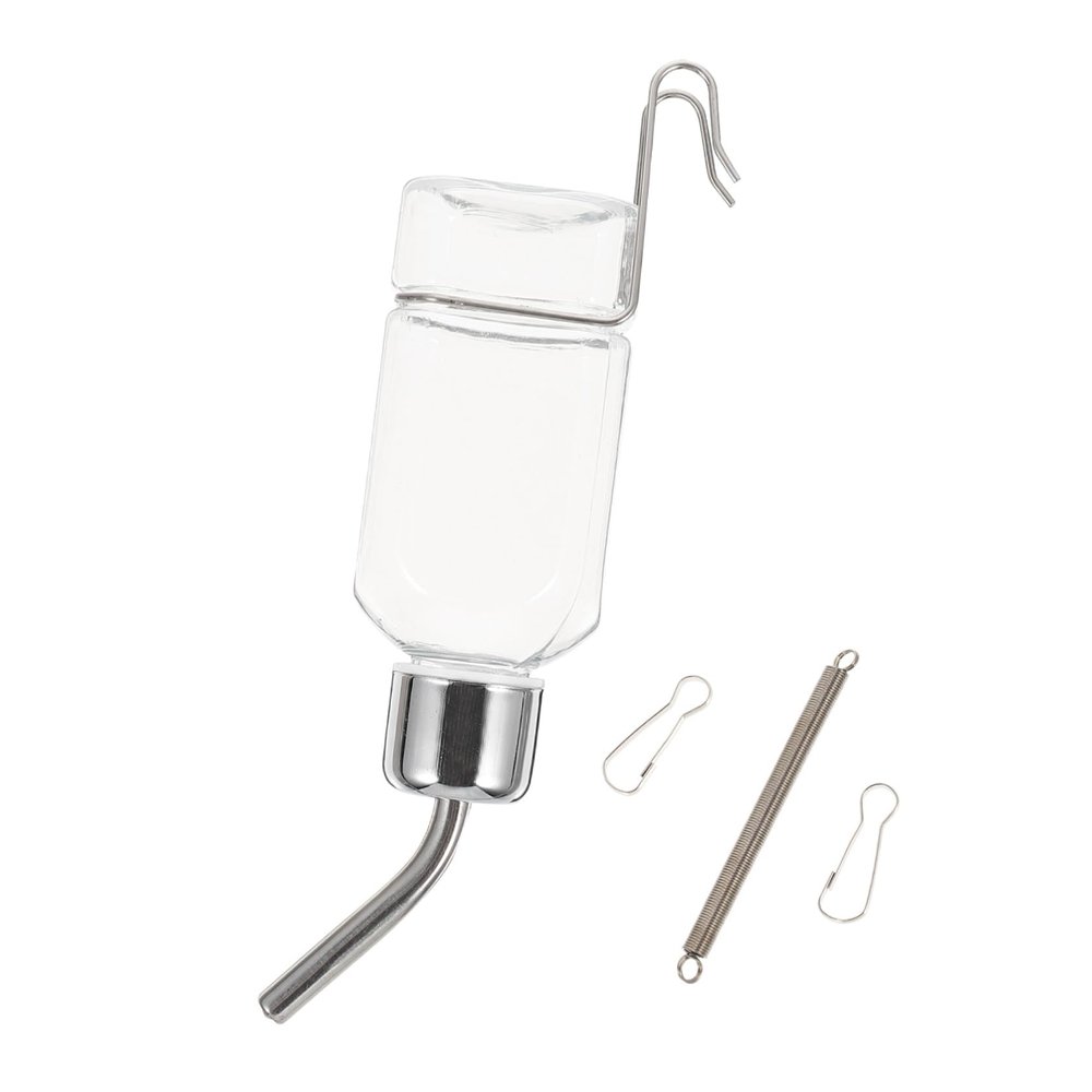 BELLIFFY Automatic Dog Water Bottle, ABS and Stainless Steel, Hanging, Pressure-Resistant Water Dispenser for Pets in Dog Crates