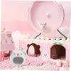 BELLIFFY Ceramic Hamster Bridge, Decorative Hamster House with Cooling Function, Small Pet Hideout for Sleeping and Daily Use view 4