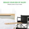 AQUASHIELDING Sliding Transfer Board with Handles, Durable Wood Mobility Aid view 3
