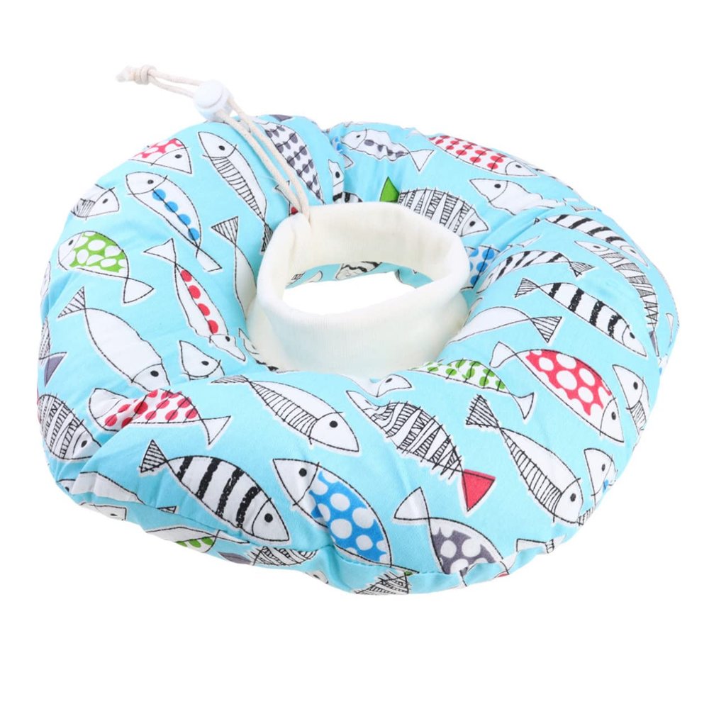 BELLIFFY Cat Protective Collar Against Biting and Licking, Soft PP Cotton, Lightweight and Adjustable for Cats After Surgery