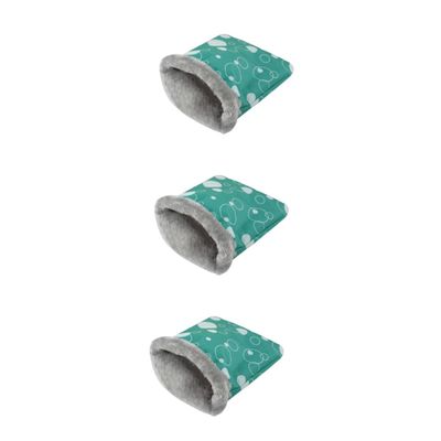 BESPORTBLE 3-Piece Warm Pet Sleeping Bag Bed for Hamsters