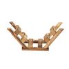 CORHAD Wooden Hamster Bridge Climbing Ladder Toy for Small Pets view 1