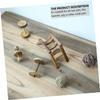 CORHAD Wooden Hamster Bridge Climbing Ladder Toy for Small Pets view 4
