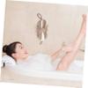 2-Pack Long Nylon Bath Poufs with Foaming Function for Showering view 2