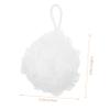 Gogogmee 6-Piece Bath Sponges with Hanging Strap, Durable PE Material, Quick-Drying Shower Poufs for Travel and Daily Body Care view 3