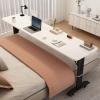 Height-Adjustable Overbed Table with Wheels view 1