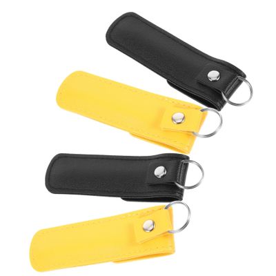 KOMBIUDA Earwax Remover, 4-Piece Set, Stainless Steel and PU, Ergonomic Portable Ear Cleaning Design
