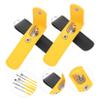 KOMBIUDA Earwax Remover, 4-Piece Set, Stainless Steel and PU, Ergonomic Portable Ear Cleaning Design view 2