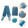 BELLIFFY 3-Piece Polyester and Cotton Shower Loofah Set with Back Scrubber Straps view 4