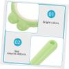 Healeved 10-Piece Handheld Magnifying Glass Set, Double-Convex Lens, Blue and Green view 2