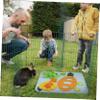 BELLIFFY Rabbit Feeding Mat, Interactive Flannel Snuffle Mat view 3