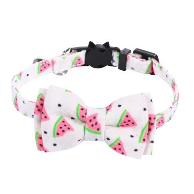 BELLIFFY Cat Collar with Bell and Adjustable Fabric
