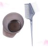Healeved 2-Pack Plastic Hair Dye Bowls with Measurement Scale, Easy to Hold, for Salon and Home Use, Random Color view 3