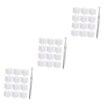 Healeved 3-Piece Nail Art Sponges for Gradients, Soft Manicure Sponges with Handle for Creative Nail Designs for Beginners