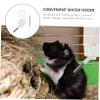 BELLIFFY Hamster Water Bottle, PC Material, Leakproof, with Wooden Stand view 4