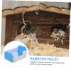 BESPORTBLE 2-Piece Corner Toilet Set for Hamsters and Guinea Pigs view 2