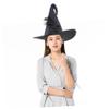 SOIMISS 3-Piece Women's Witch Hat with Roses for Halloween, Carnival and Masquerade view 2