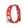 BESPORTBLE Adjustable Pet Collar with Bone Shape and Bell view 1