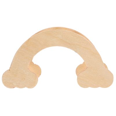 BESPORTBLE 3-Piece Hamster Wooden Toy Set with Ladder and Hideout