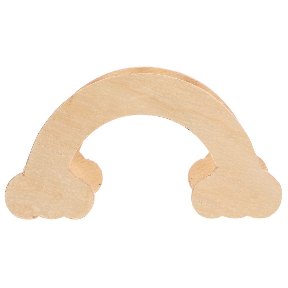 BESPORTBLE 3-Piece Hamster Wooden Toy Set with Ladder and Hideout