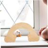 BESPORTBLE 3-Piece Hamster Wooden Toy Set with Ladder and Hideout view 2