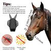 XFSRG UV Protection Horse Fly Mask view 4