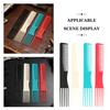 Mikinona 12-Piece Plastic Hair Comb Set, Portable and Gentle on the Scalp, for Hairdressers and Makeup Use, Random Colors view 3