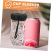 Hoement 2-Pack Reusable Elastic Drink Covers view 2